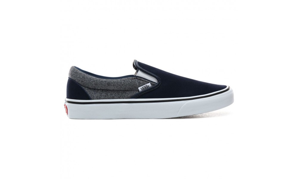 Vans Classic Slip On Suede Suiting Dress Blues